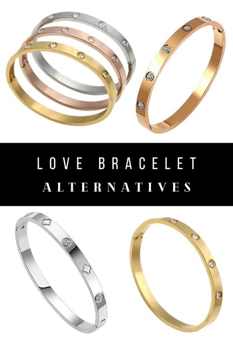 cartier love bracelet alternative|bracelets that look like cartier.